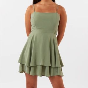 Light green dress